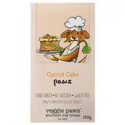 Veggie Paws Vegan Dog Treats Carrot Cake