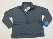 Mondetta Stratified Sea Combo Blue L/S Active Popover Pullover Small NWT Womens