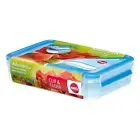 Emsa Clip & Close Food Storage Box 1.65L, Ham & Cheese Food Container, 509040