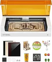 xTool S1 Laser Engraver, Laser Engraver and Cutter Machine, Auto-Focus Laser Machine Enclosed Laser Engraving Machine for Home Crafts