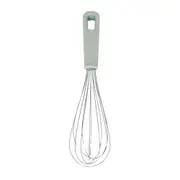 eKu Upcycle Soft Grip Kitchen Balloon Stainless Steel Whisk - Avocado Green