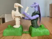 Star Was Jar Jar Binks and Battle Droid punchout prototype first shot game