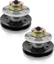 GYZJ Mower Spindle Assembly for AM115528 AM115720 AM116065 AM121229 AM121342 82-333 285-109 11278 Compatible with 48" 54" John Deere 180-345 LX172-LX188 GX325-GX355 Decks (2 Pack)