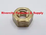 M5-0.8 Brass Hex Nut M5 x .8 Nuts 5mm x 0.8 Coarse Thread M5x.8