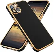 Compatible with iPhone 14 Case, Slim Luxury Electroplated Bumper Women Men Girl