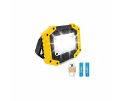Rechargeable Led Construction Floodlight Trongle 30W Floodlight Battery Safety Light With 3 Modes Camping Cob Floodlight With Waterproof Usb For Fishing, H