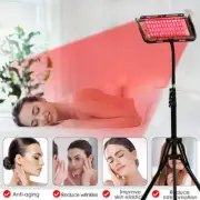 660+850nm Red Light Therapy Panel Full Body Pain Relief Infrared Heat Lamp Plug.