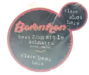 BERENTZEN Apple Schnapps Beverage Coasters Appel Liquor Liqueur NOS
