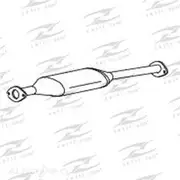 Redback Cat Conv Bolt On to suit Mazda Premacy 1.9/2.0L 4Cyl 2/01-6/03 - C9412