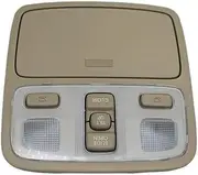 Interior Reading Light, Compatible With Hyundai/Tucson 2004 2009, Compatible With Kia Sportage Overhead Interior Roof Light Switch Reading Lamp(Beige)