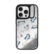 iPhone 16 Pro Mirror Ring Stand Case MagSafe Compatible Kitten