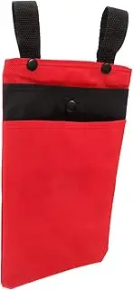 UPKOCH Bike Handlebar Bag Neoprene Pouch for Electric Scooters Bicycles Durable Front Hanging Storage for Phones Accessories Easy to Attach Remove with Stripes