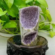 650g Natural Amethyst Geode Mineral Specimen Crystal Quartz Energy Decoration