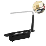 Catzon Telescopic Sink Storage Rack Dishcloth Sponge Draining Holder-Black