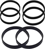 Replacement Vacuum Belt Set for Bissell ProHeat 2X Revolution Pet Pro Cleaner Models 1986,1964,2007,2007P, Compared to Parts 1611128 &1611129 & 1611130（6Pack）