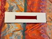 Apple Watch 44mm Braided Solo Loop Band Red Size 12