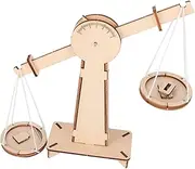 Totority DIY Wooden Balance Scale Toy Educational Assemble Toy for Boys and Girls Boys and Learning Kit