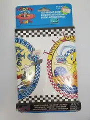 Vtg Tweety Sylvester Taz Bugs Bunny Self Adhesive Wallpaper Border Kitchen Diner