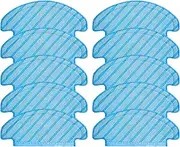 10 Pack Washable Cloth Mop Pads for Ecovacs Deebot Ozmo T8 AIVI T8 Max T8 T8+ Series/ T9 /N8, N8 Pro Plus/ N8 Pro, for Yeedi Vac/Yeedi Vac Max/Yeedi Vac Station Robot Vacuum Replacement Parts