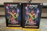 Magic The Gathering Aetherdrift Commander Deck - Living Energy-2x PACK-- Q6