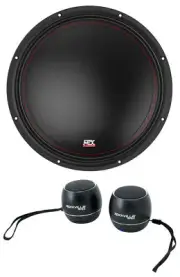 MTX 3512-02 12" 250 Watt RMS SVC 2-ohm Car Audio Subwoofer Sub+Home Speaker