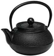 Hobnail Cast Iron Teapot Black 600ml