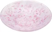Aderia Tsugaru Vidro F-79442 Small Plate, Bean Plate, Pink, Diameter 3.9 x Height 0.7 inches (10 x 1.8 cm), Sakura Bean Plate, Comes in a Presentation Box, Made in Japan