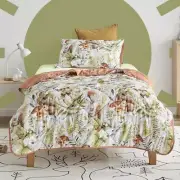 Jack & Ava Comforter Set (Furry Buddies) - Single