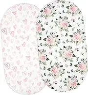 Abaodam 2pcs 's Bedspread Crib Mattress Topper for Bassinet Cot Mattress Cushion Cradle Mattress Cover Changing Pad Cover Polyester Cotton White