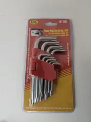 tool cache 61451 10 pc tamper proof star key set
