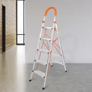 Traderight 5 Step Ladder Folding Aluminium Portable Multi Purpose Household Tool