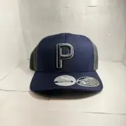 Brand new with tags Navy Puma Trucker Flexfit Tech 110 Golf Hat