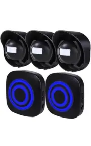 328ft Range Wireless Driveway Alarm Outside Weather Resistant Motion Sensor