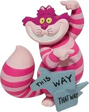 Disney Showcase Cheshire Cat This Way Mini Figurine from Alice in Wonderland