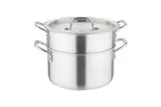 Vogue Double Boiler No Spout - 4Ltr 135fl oz (incl Lid)