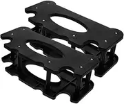 Kisangel 4-dumbbell Capacity Home for Hand Weight Gym Holder Floor Bracket for Workout Accessory