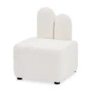 Lenore Boucle Plush Bunny Cushioned Kids Chair