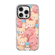 iPhone 16 Pro Clear Case MagSafe Compatible PINK & VEN & HIPPY