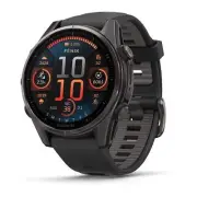 Garmin Fenix 8 AMOLED 43mm Sapphire Carbon gray DLC titanium black/pebble gray b