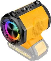 Wireless Bluetooth Speaker For Dewalt 18-20V Li-ion Battery Outdoor Loudspeaker