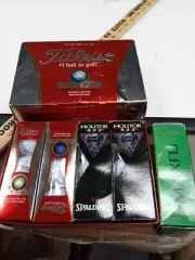 titleist dt solo golf balls 6) Maxfli dtec (3) Spalding 422 monitor 15 balls new