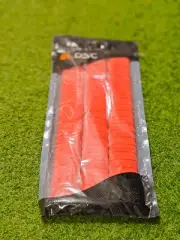 DSC - PLAYERS BANDED CHEVRON CRICKET BAT GRIP - ORANGE - PREMIUM QUALITY