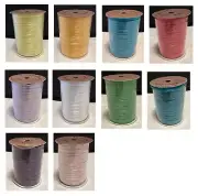 1/4" PEARLIZED Synthetic Wraphia Choose Color -20 yard spools -Berwick