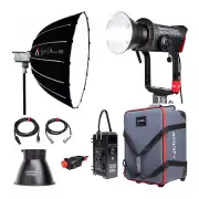 Aputure Light Storm 600d V Mount LED Light with Light Dome SE Softbox Bundle