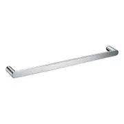 600mm Chrome/Matt Black/Brushed Gold/Brushed Nickel/Gunmetal Grey Stainless Steel RUND Single Towel Rail