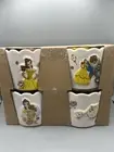 Rae Dunn Disney Princess BELLE Beauty & The Beast Scalloped Ramekin Set NEW