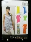 ~VOGUE OPTIONS PATTERNS V8881 - MISSES' TOP - Uncut - Sizes LGE to XXL~