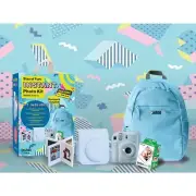Fujifilm Instax Mini 12 Camera *Latest Model* Photo Kit Bundle Backpack Blue