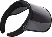 [NOLITOY] Fashionable Sun Hat Uv Shield Foldable Sun Protection Hat for Summer for Women Black