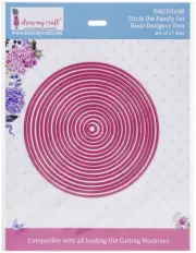 Dress My Craft Basic Designer Dies-Circle Family DMCD3608